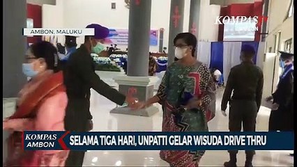 Selama Tiga Hari, Unpatti Gelar Wisuda Drive Thru