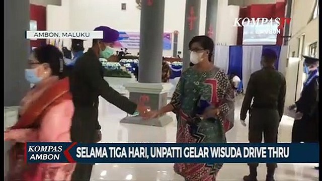 Selama Tiga Hari, Unpatti Gelar Wisuda Drive Thru