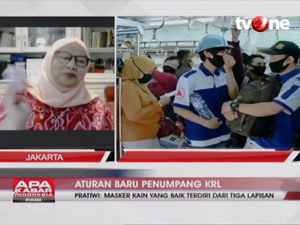 Penjelasan Masker Scuba dan Buff Dilarang di KRL