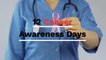 12 Cancer Awareness Days