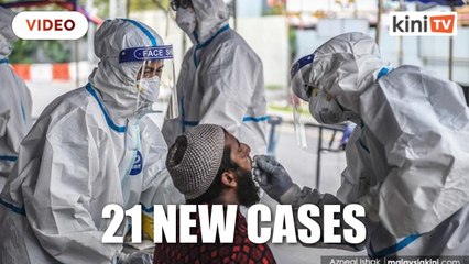 Covid: 19- 21 new cases, new cluster in Semporna