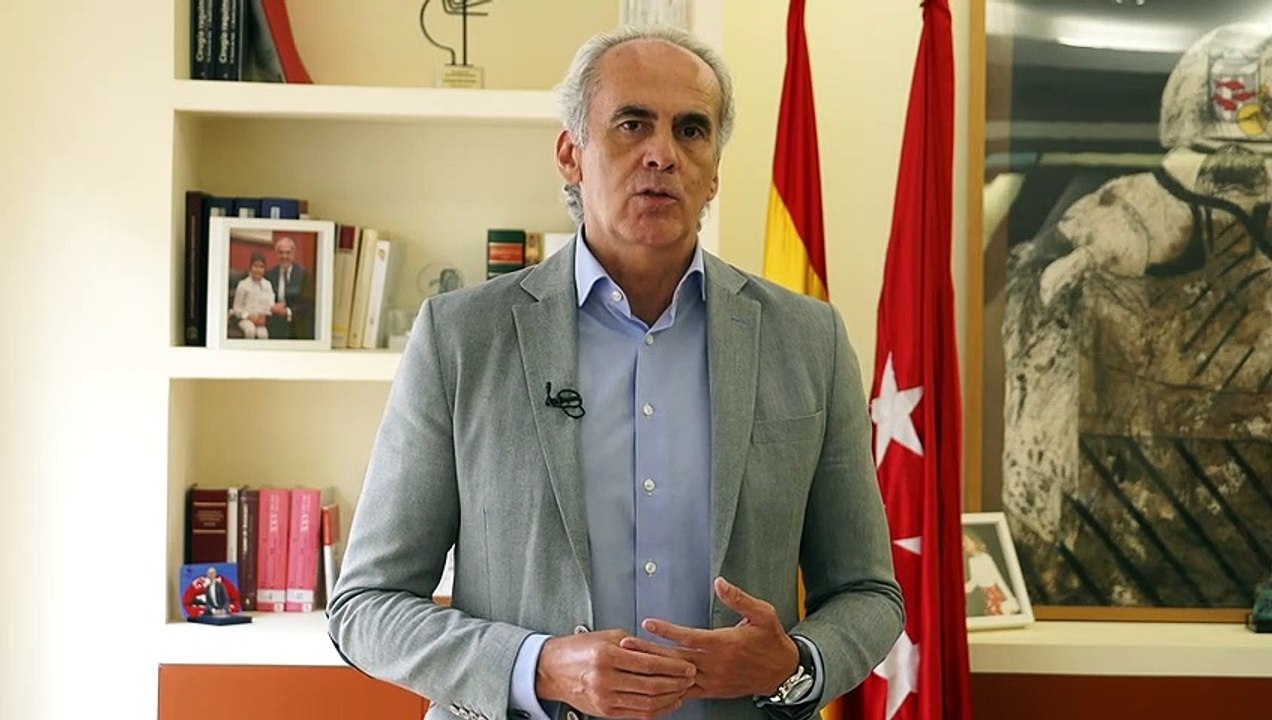 Declaraciones del consejero de la Comunidad de Madrid, Enrique Ruiz Escudero, sobre la revisión de las medidas por la evolución del COVID-19 en la región