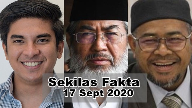 SEKILAS FAKTA: Syed Saddiq daftar parti MUDA, Musa akhirnya muncul, Khairuddin masuk hospital