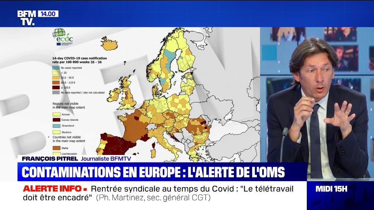 Coronavirus: l'alerte de l'OMS sur les contaminations en Europe