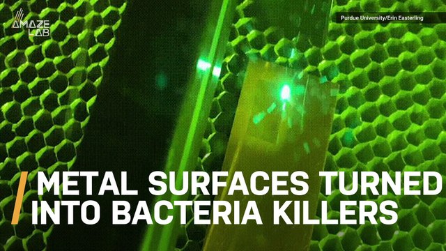 How Lasers Could Turn Metal Surfaces Like Door Knobs Into Bacteria Killers