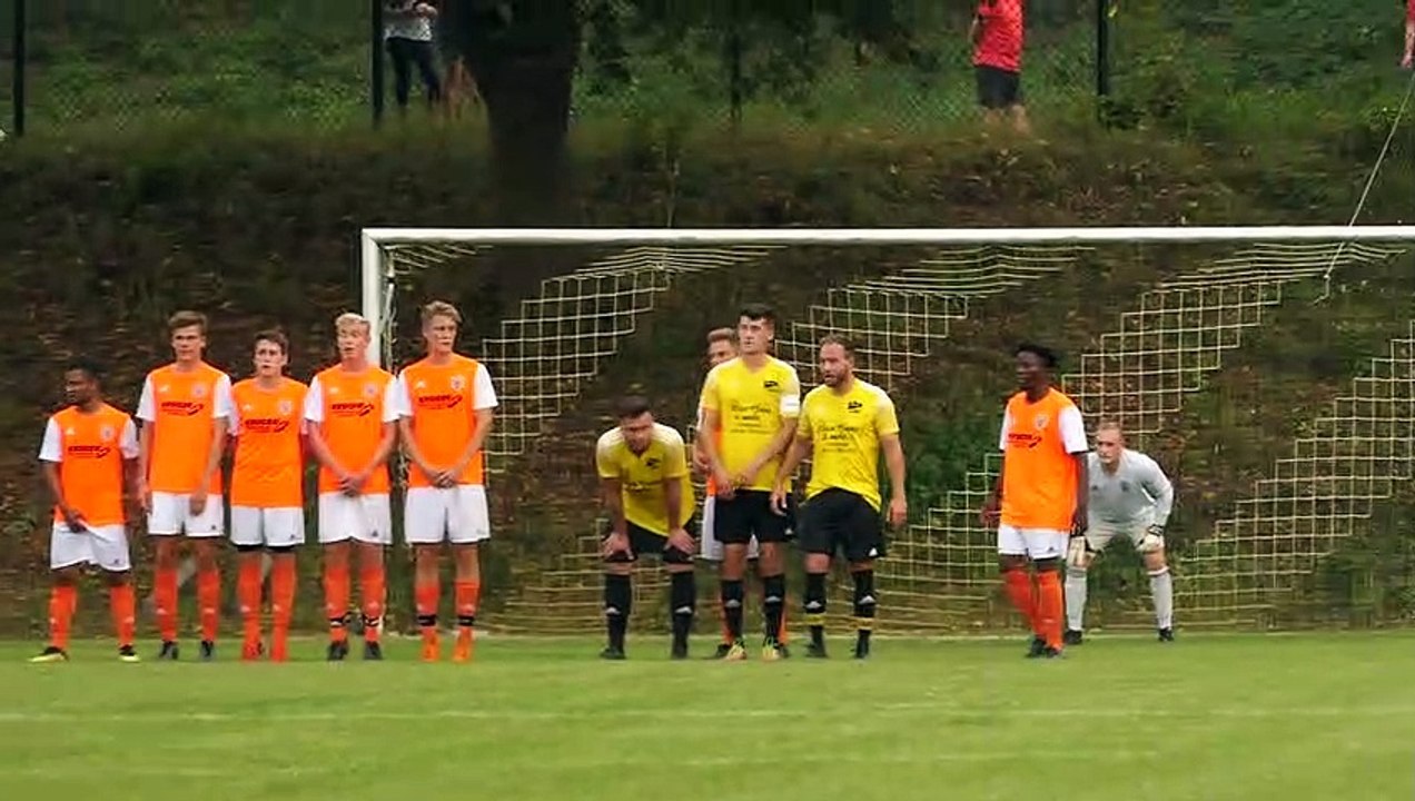 Nicht anerkanntes Freistoßtor von Yusuf Beyazit (TSV Groß Schneen) gegen Gleichen