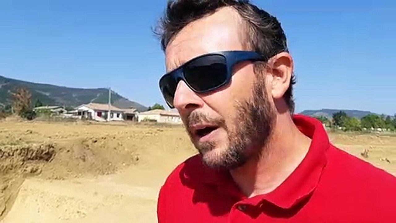 Fabien Isnard, responsable scientifique du chantier de fouilles d'Alba-la-Romaine