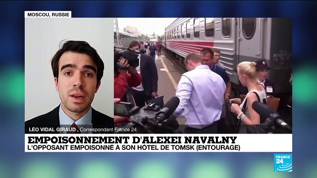 Empoisonnement d'Alexeï Navalny : l'opposant empoisonné à son hôtel, pas à l'aéroport selon son entourage
