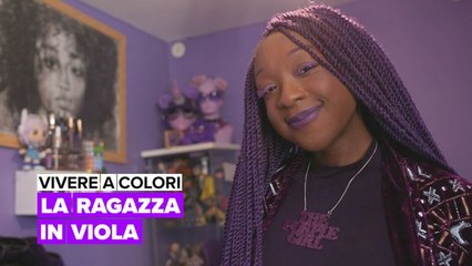 Vivere a colori: La ragazza in viola