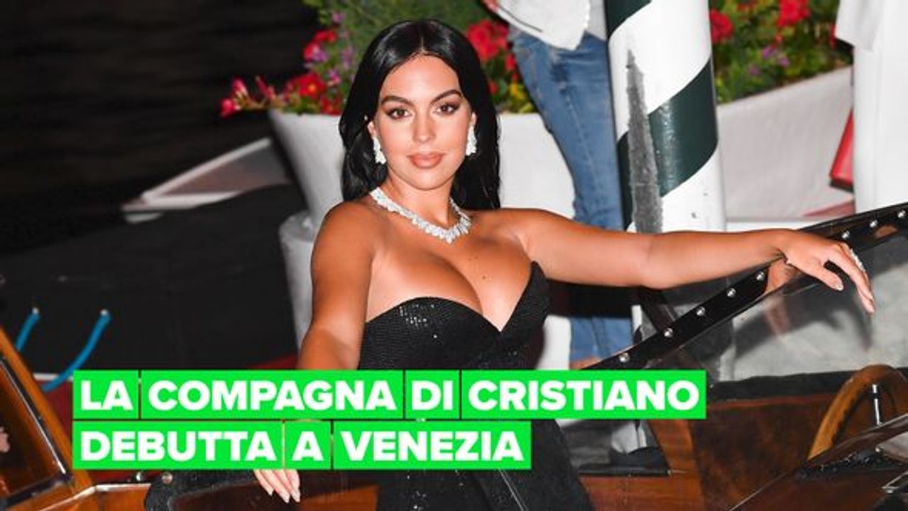 Georgina incanta tutti alla Mostra del cinema di Venezia