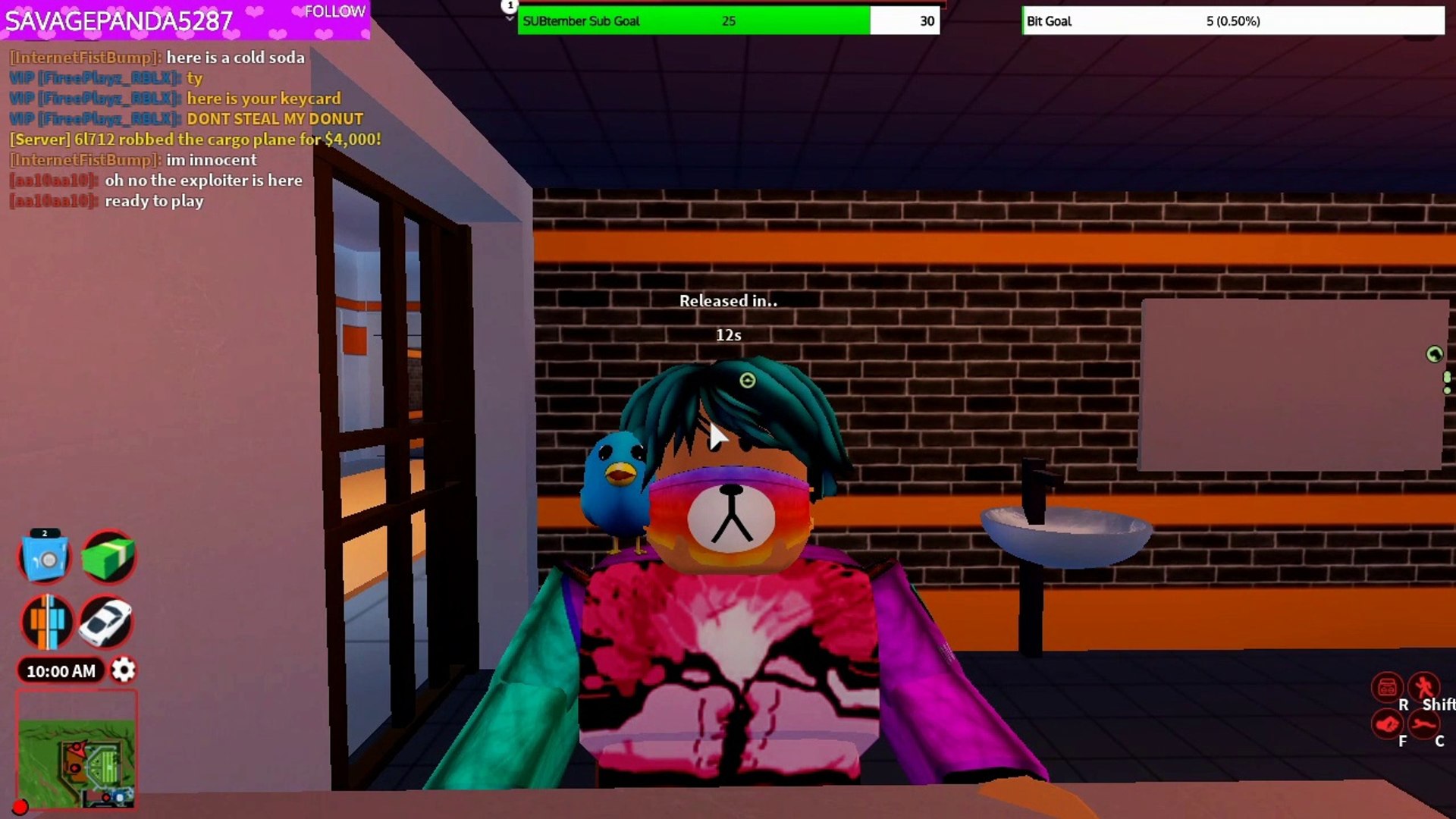 Ifb Goes To Roblox Jail Video Dailymotion - caillou plays roblox in the librarygos to chuck e