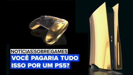 Versão luxuosa do PS5 já está disponível para pré-encomenda