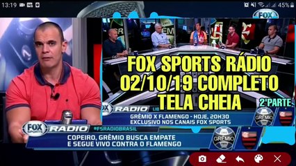 Fox sports rádio - SORMANI  sou bom nas ANÁLISES mesmo