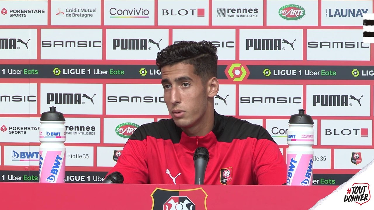 Conférence de presse avant SRFC/Monaco : Nayef Aguerd