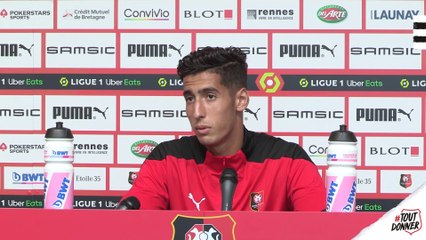 Conférence de presse avant SRFC/Monaco : Nayef Aguerd