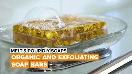 Melt & Pour DIY Soap: Exfoliating Soap Bars