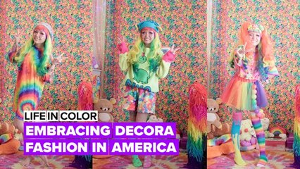 Life in Color: Kristina's world is filled with rainbows and decora fashion