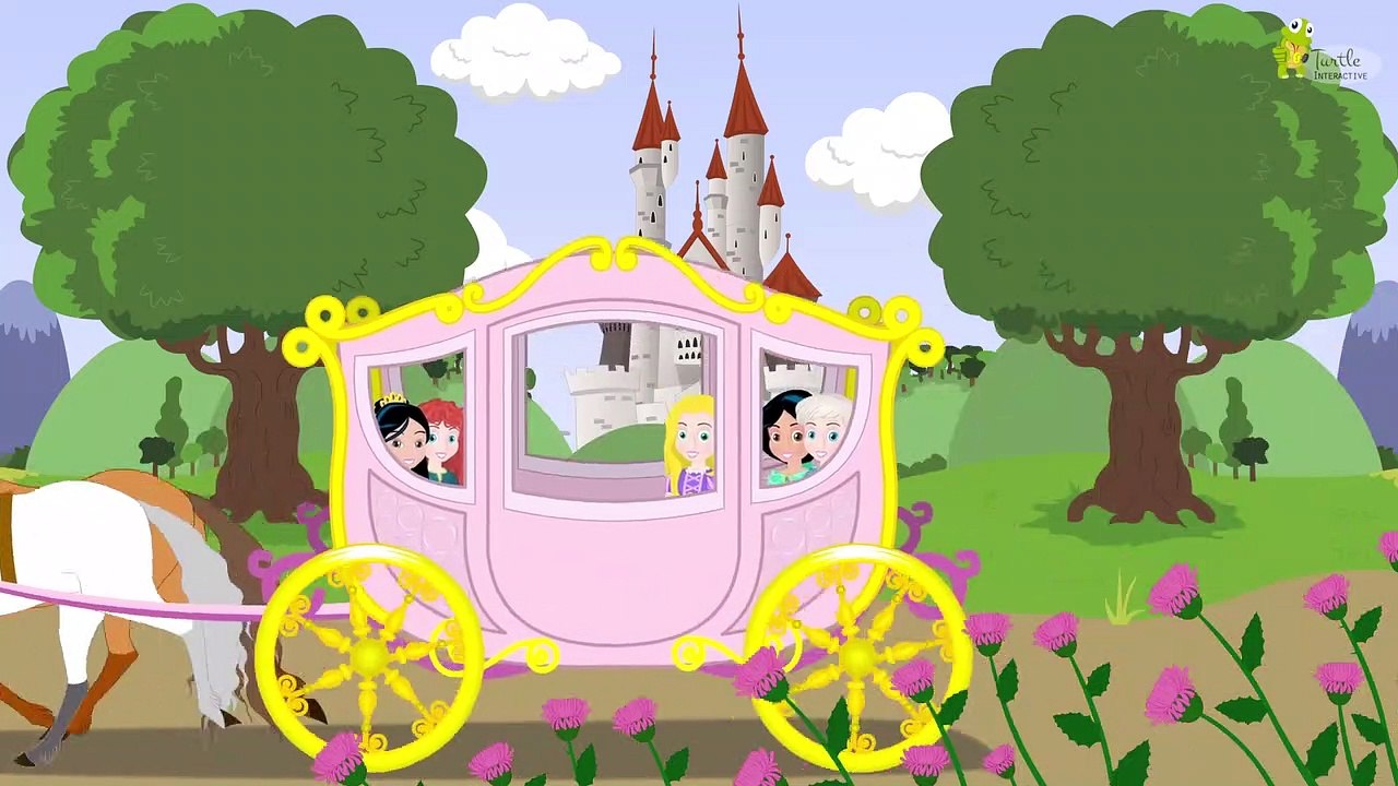 Five Little Princess jumping on the bed Nursery Rhyme for Kids