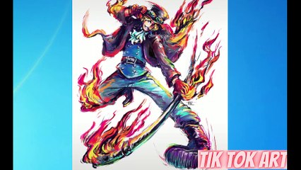 TIKTOK ART anime