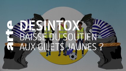 Baisse du soutien aux Gilets jaunes ? | 17/09/2020 | Désintox | ARTE