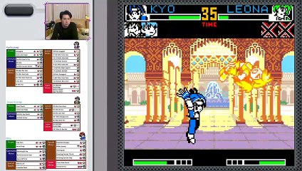 (NeoGeo Pocket Color) KOF 98 R-2 - Chris, Kyo, Saisyu Team
