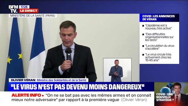 Olivier Véran: Si la situation sanitaire ne s'améliore pas à Marseille et en Guadeloupe (...) il faudra prendre des mesures encore plus fortes