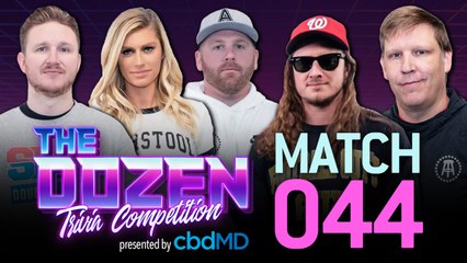 One Of The Best Trivia Matches in The Show's History (The Dozen presented by cbdMD: Episode 044)