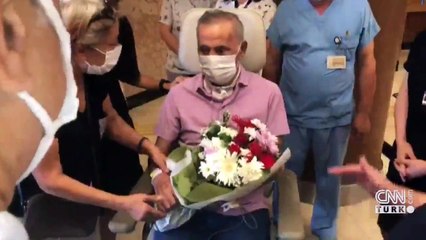 Koronavirüsü yendi, 5 buçuk ay sonra  evine döndü | Video