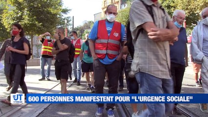 Скачать видео: A la Une : Les hôpitaux en tension / Covid-19 à l'Ecole des Mines / 600 personnes manifestent à Saint-Etienne /