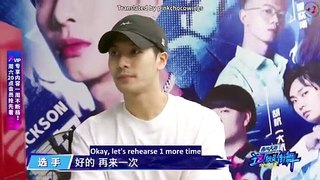 [EngSub] 200905 Jackson Wang Street Dance of China 3 - practicing for the captain's show
