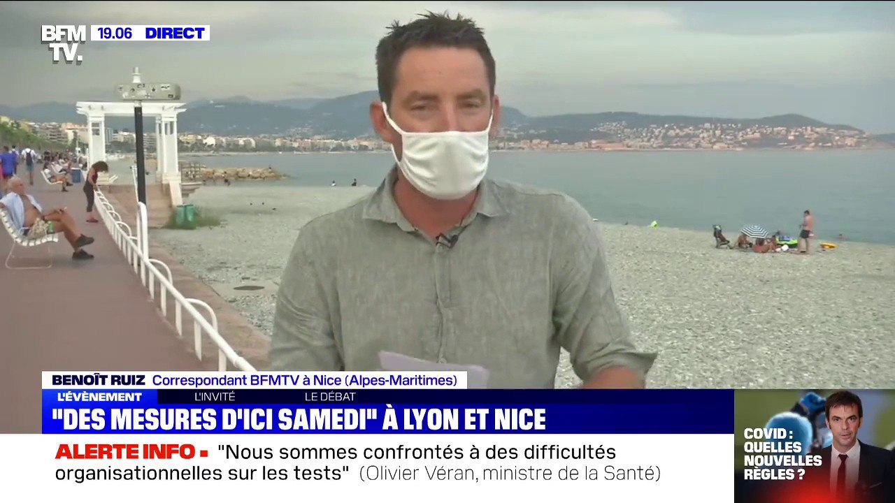 Nice: les mesures contre la propagation du coronavirus seront annoncées vendredi