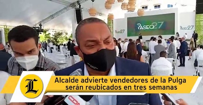 Alcalde advierte vendedores de la Pulga será reubicados en tres semanas