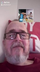 Funny TikTok duet with an OLD face effect