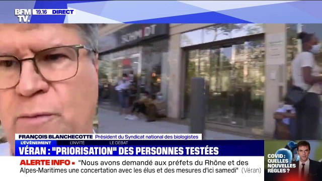 Tests: De plus en plus de gens se disent prioritaires , selon le président du syndicat national des biologistes