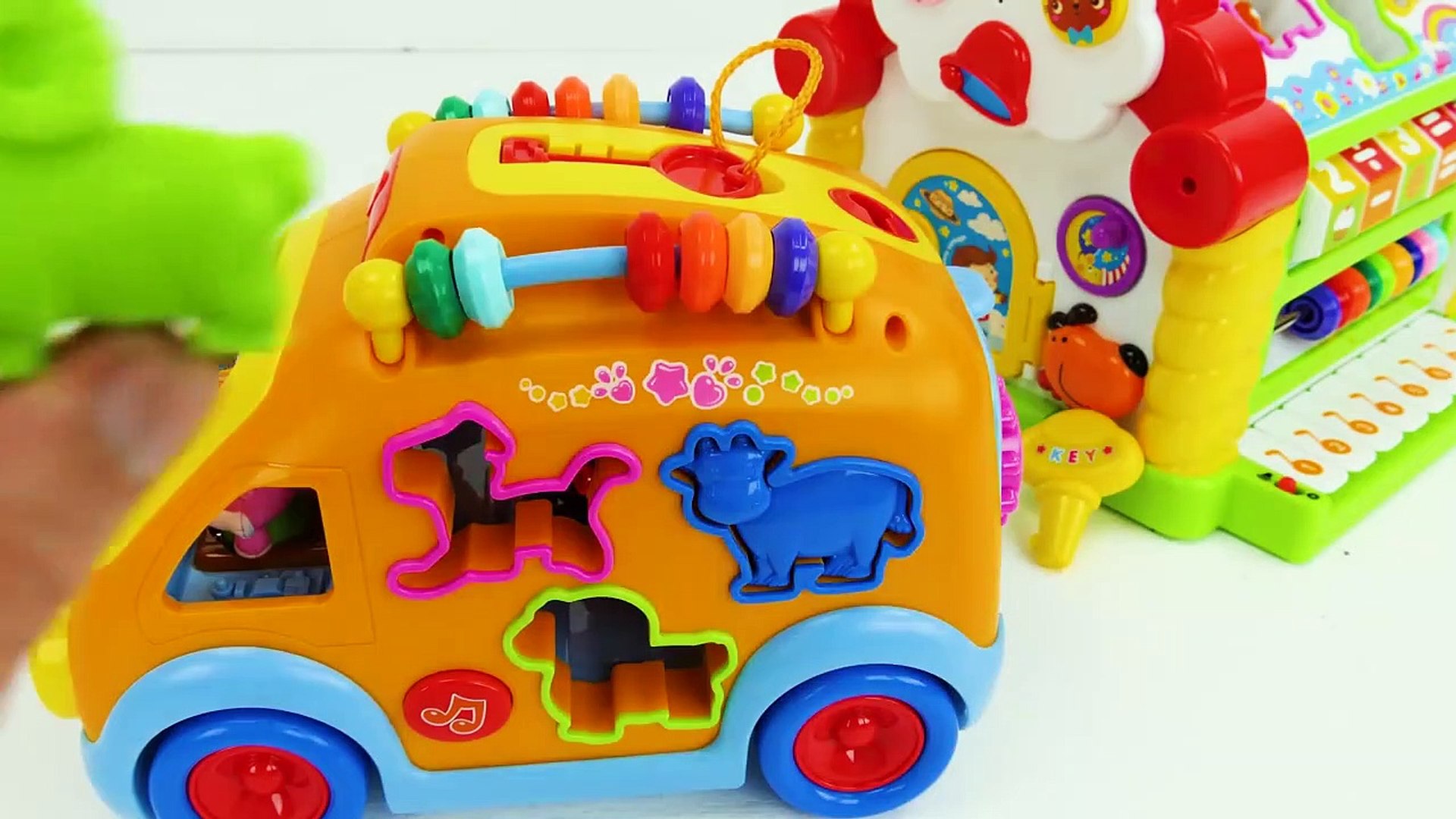 school bus learning toy