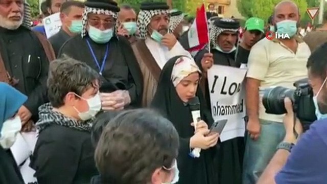 - Fransız Charlie Hebdo dergisi Bağdat’ta protesto edildi