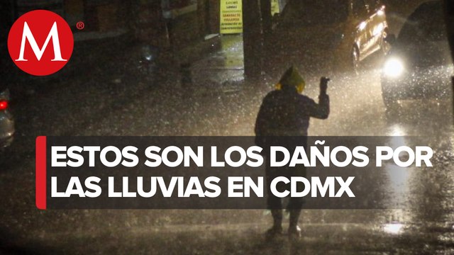 Lluvias torrenciales inundan calles y casas en la CdMx