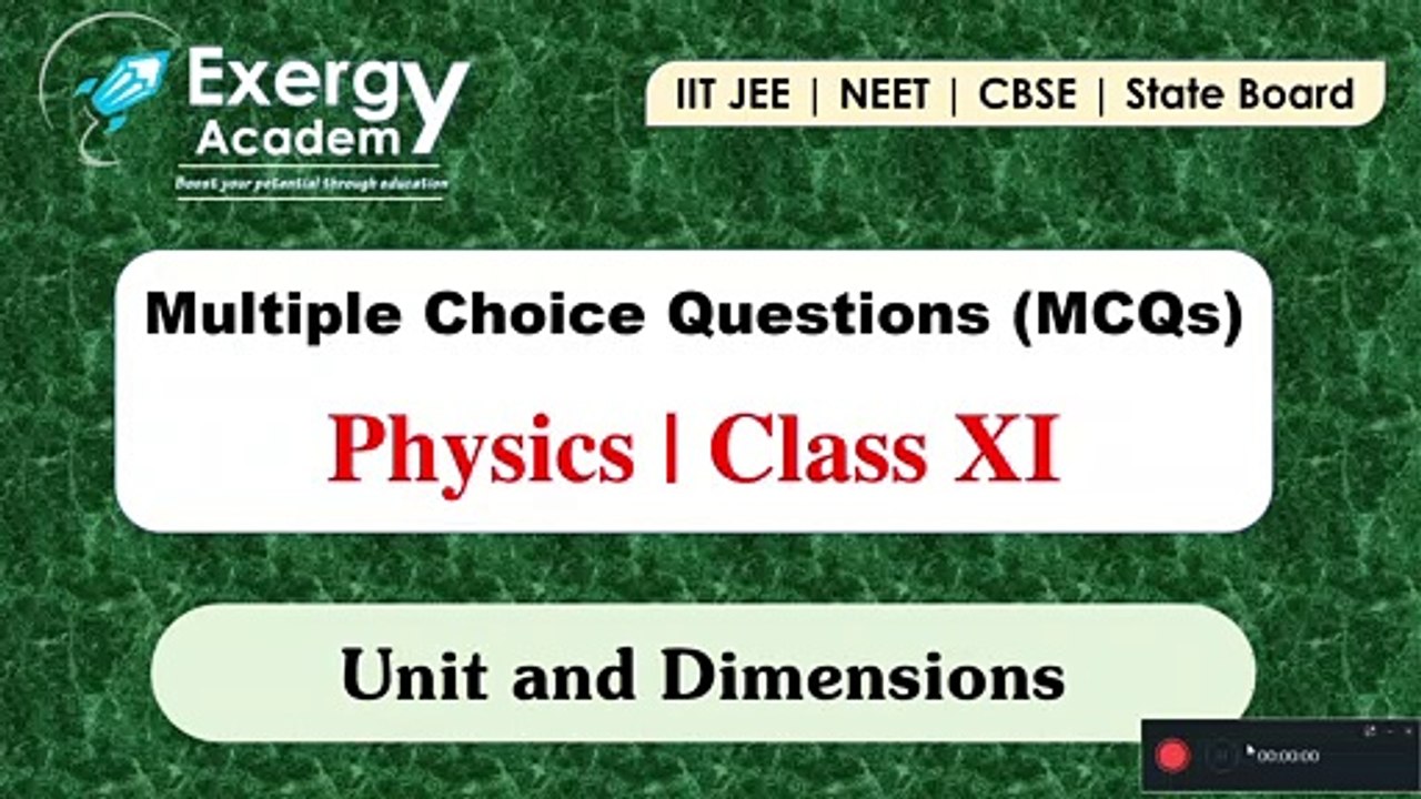 Unit and dimensions | Physics Class 11 | NCERT