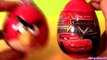 Angry Birds Surprise Eggs Disney Pixar Cars Unboxing Sorpresa Huevos Coches Toys Review