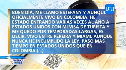 Viajo mucho entre EE.UU. y Colombia ¿es posible que inmigración no me deje pasar?