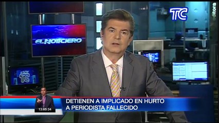 Detienen a persona implicada en el robo de tarjetas de crédito de un periodista que falleció por covid-19