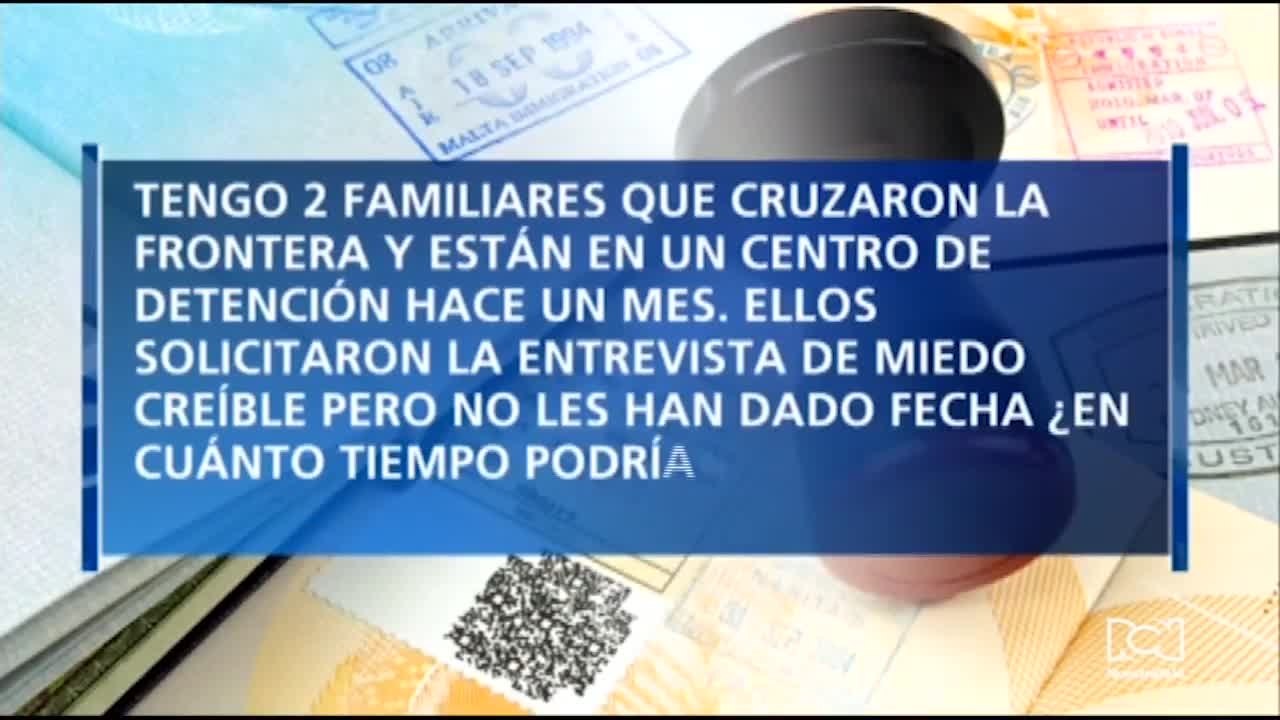 ¿Cuánto tiempo tarda la asignación de una cita para una entrevista de miedo creíble?