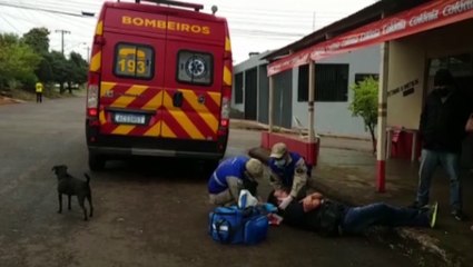 Homem fica ferido ao sofrer queda no Bairro Floresta