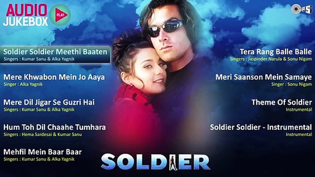 Soldier Jukebox - Full Album Songs - Bobby Deol, Preity Zinta, Anu Malik -