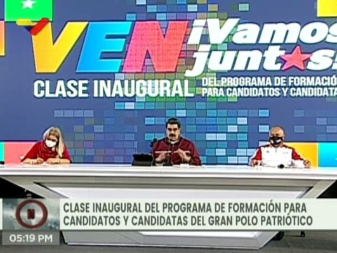 Pdte. Maduro participa en Clase Inaugural del Programa de Formación de Candidatos del GPP a la AN