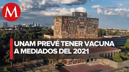 Instituto de la UNAM prevé tener vacuna contra coronavirus a mediados de 2021
