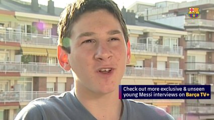 Las primeras palabras de Lionel Messi