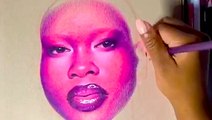 Artist draws lifelike portraits using only one color