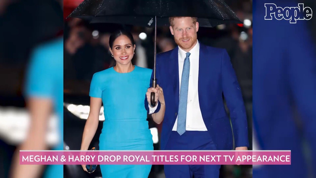 Meghan Markle and Prince Harry Dropped Their Royal Titles for Their Next TV Appearance