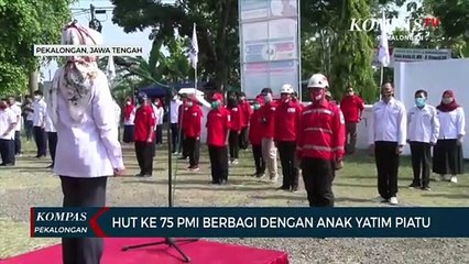 HUT ke-75 PMI, Berbagi Dengan Anak Yatim Piatu